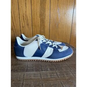 J.Crew Sneakers Women's Size 11 Blue White Low Profile Retro Trainers